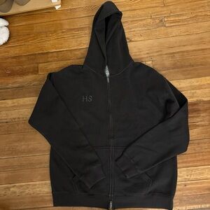 Harry Styles New merch Full-Zip Hooded Sweatshirt with Subtle 'HS'
